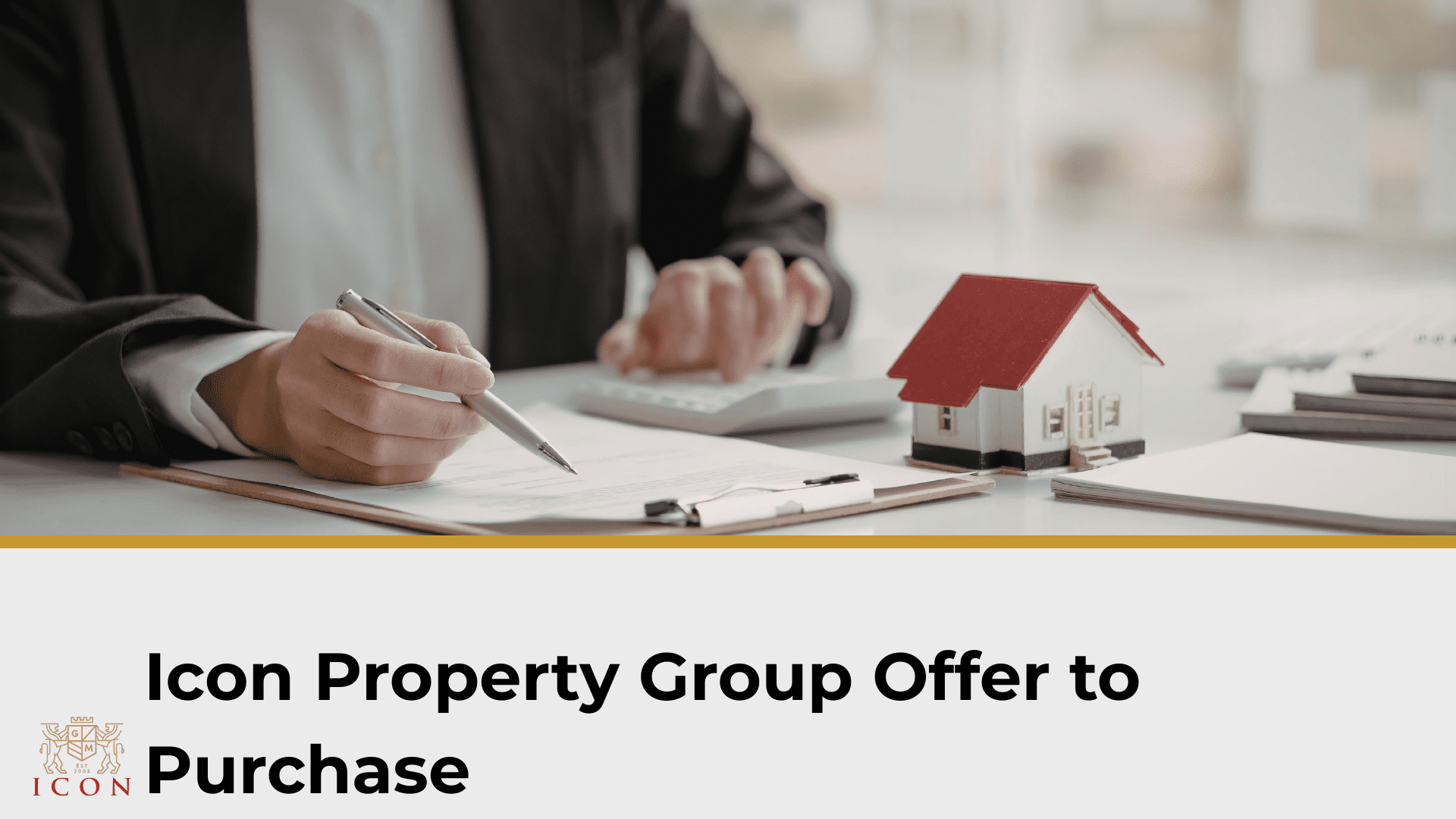 Icon Property Group Offer to Purchase